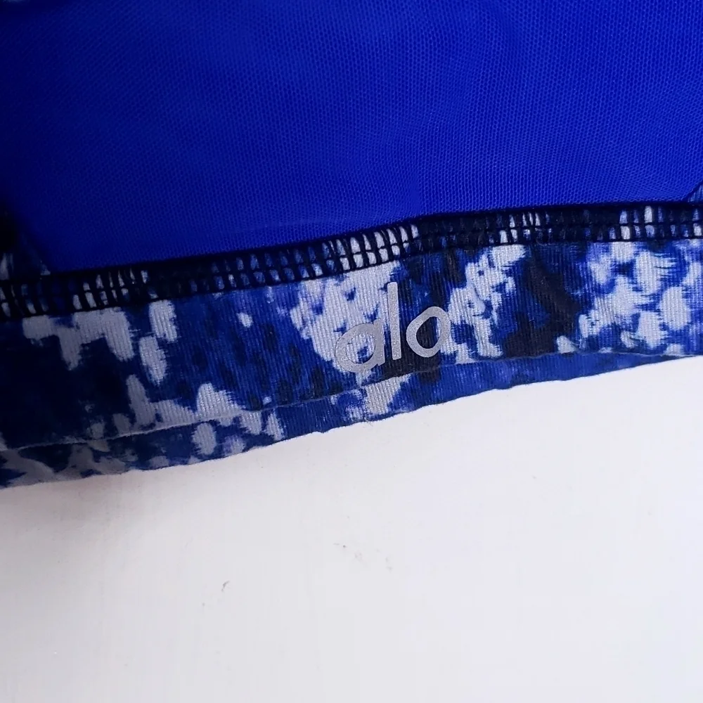 alo mulit strap crossback pullover sports bra szM